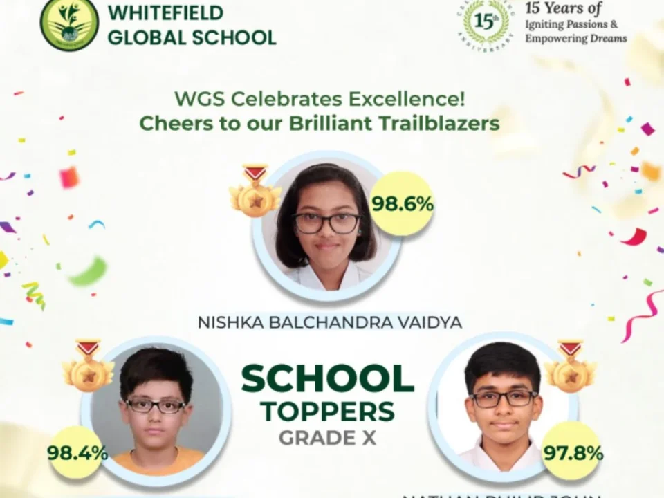 CBSE WGS Grade 10 Topper