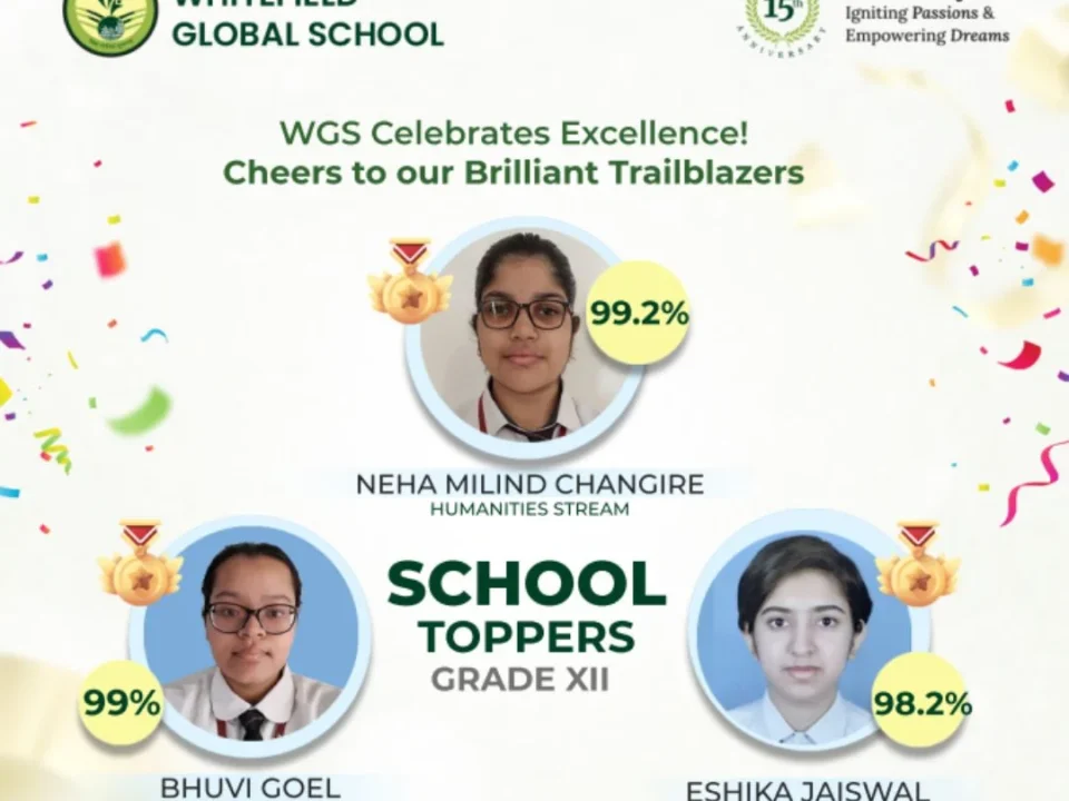 CBSE WGS Grade 12 Topper