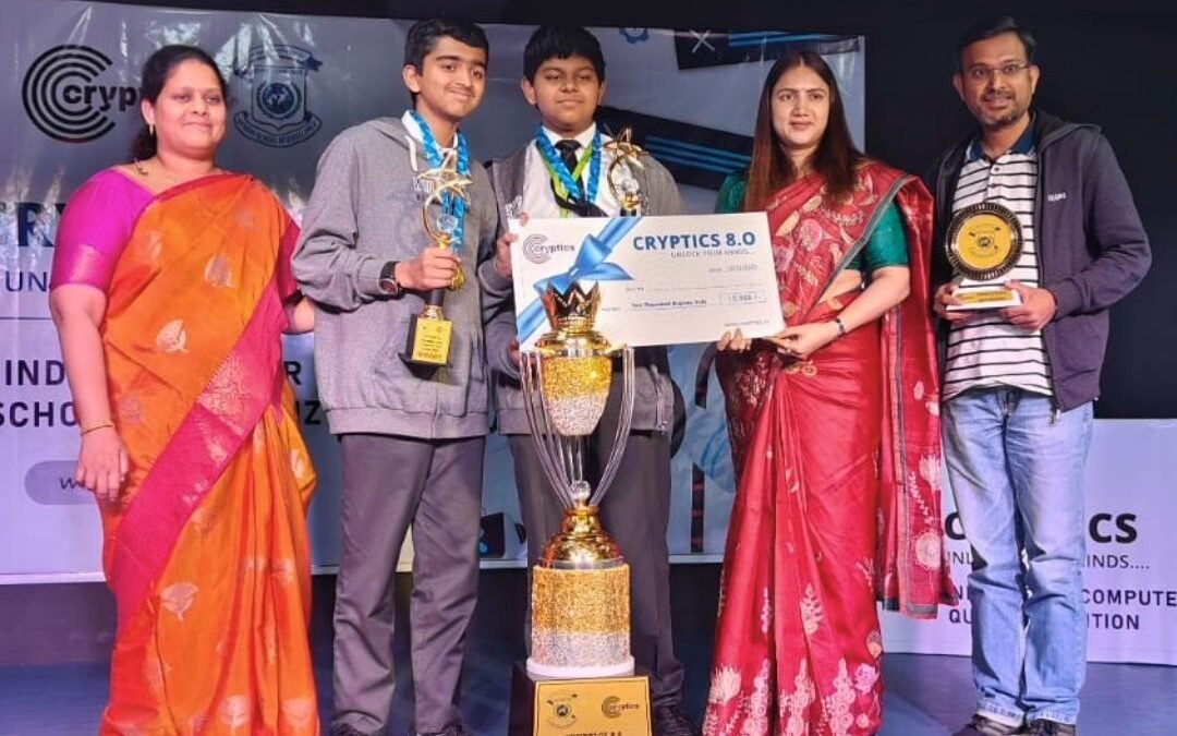 CRYPTICS 8.0 Finals Winner WGS Best CBSE School Whitefield December 2025 1
