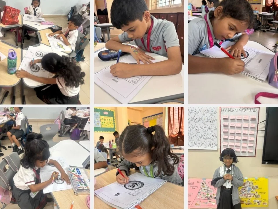 Grades 1 and 2 Life skills activity WGS Best CBSE School Whitefield December 2025 1