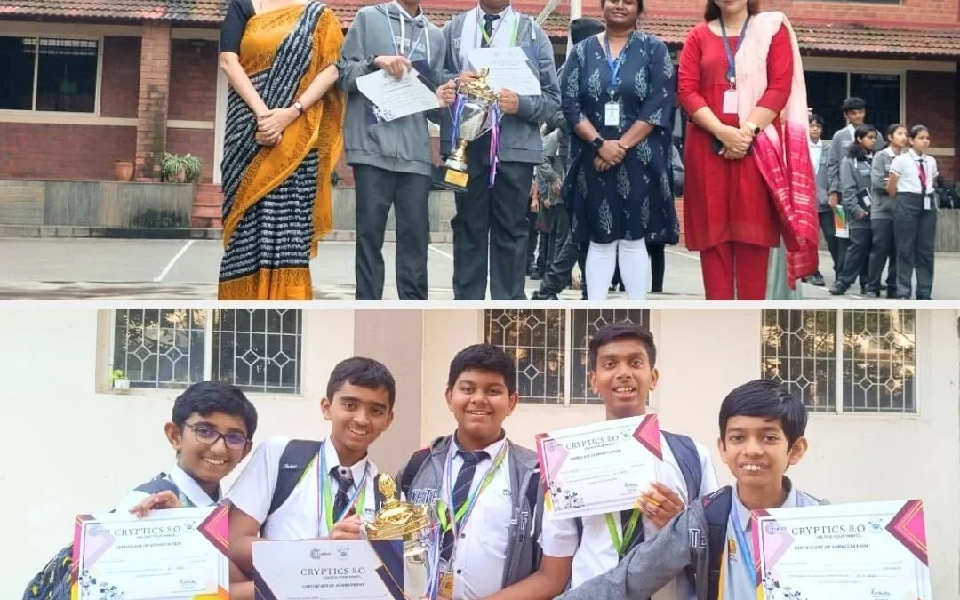 WGS Students Achievement in CRYPTICS 8.0 WGS Best CBSE School Whitefield December 2025