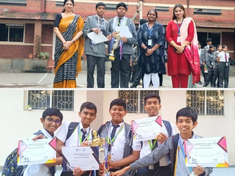WGS Students Achievement in CRYPTICS 8.0 WGS Best CBSE School Whitefield December 2025