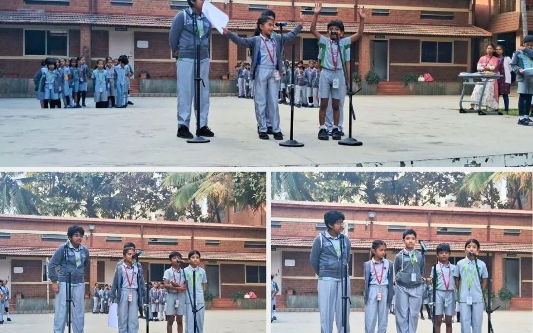 Grades 1 to 5 Student Talk January WGS Best CBSE School Whitefield 1