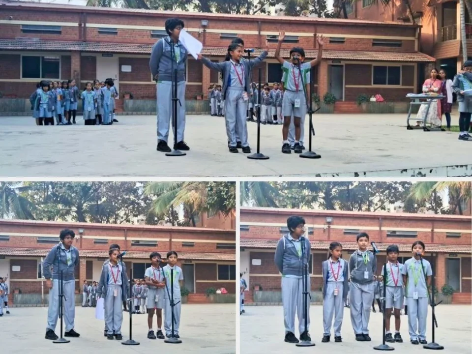 Grades 1 to 5 Student Talk January WGS Best CBSE School Whitefield 1