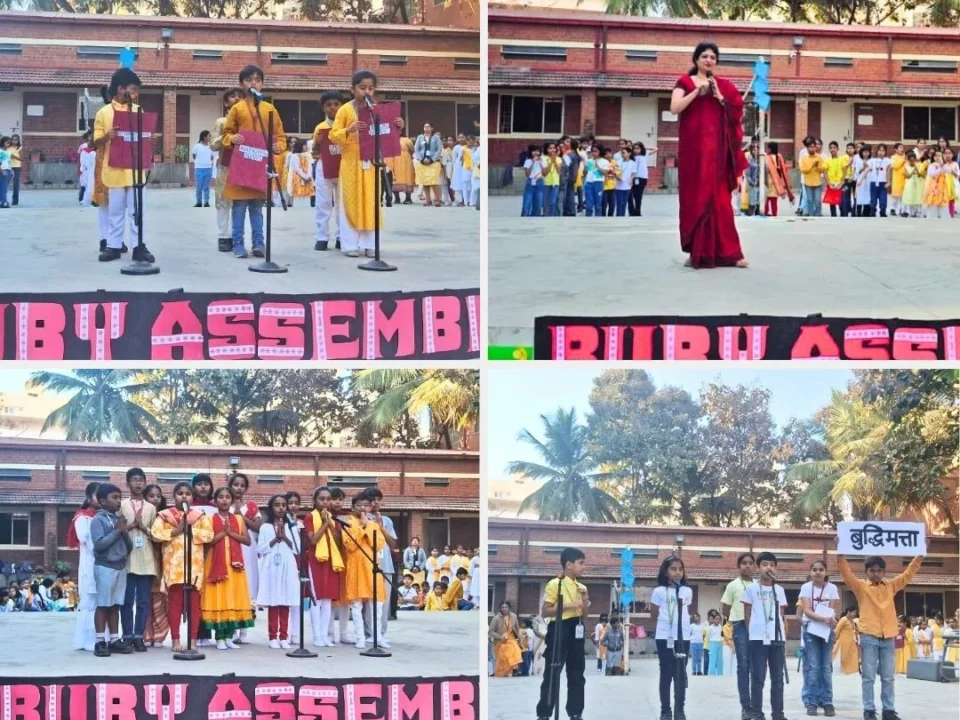Vasant Panchami Assembly by Ruby House WGS Best CBSE School Whitefield January 2026 1