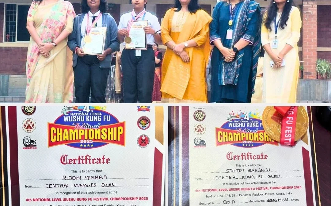 WGS Gold Medal Winners at National Wushu Kung Fu Championship WGS Best CBSE School Whitefield January 2026