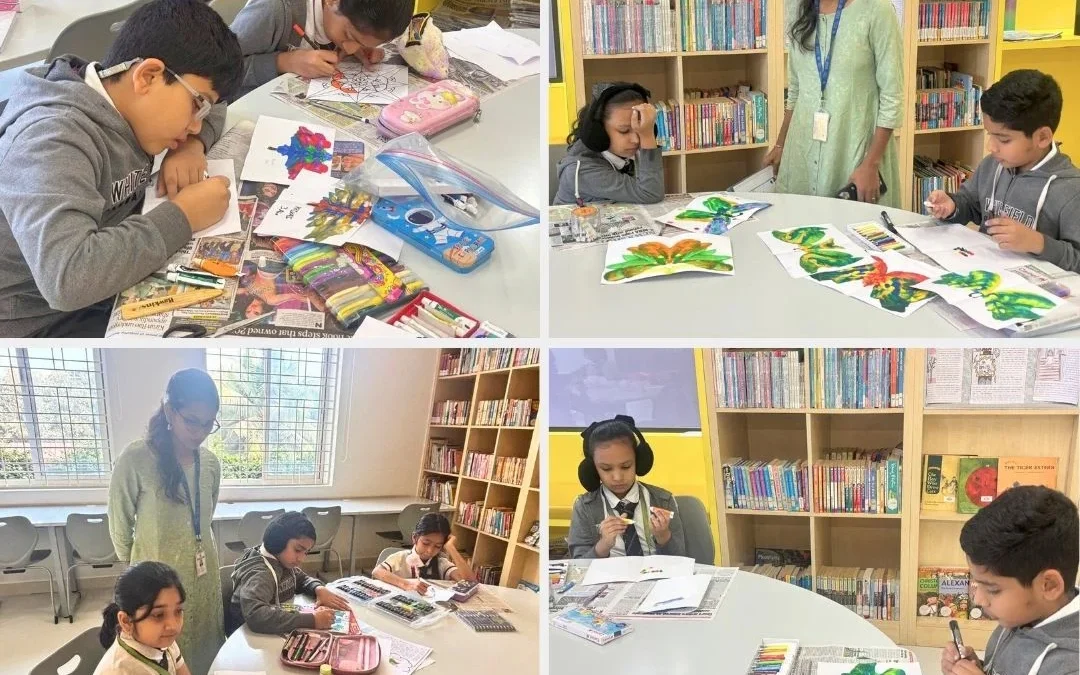 Symmetry Art Grades 3 to 5 CCA Event 8 WGS Best CBSE School Whitefield February 2026 1