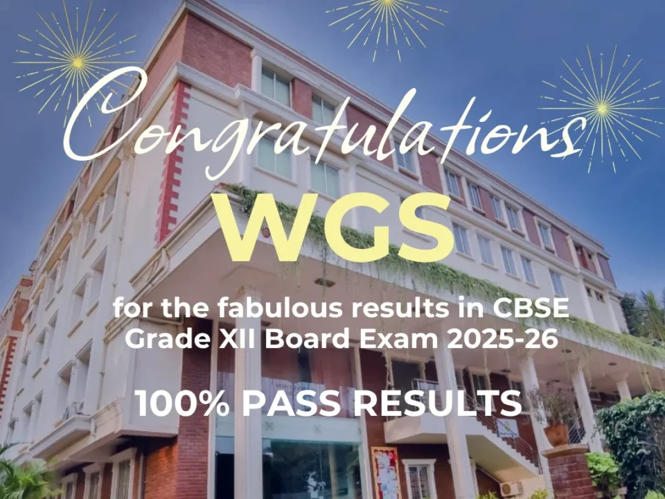 Congratulations WGS Grade X CBSE Results 2025 26